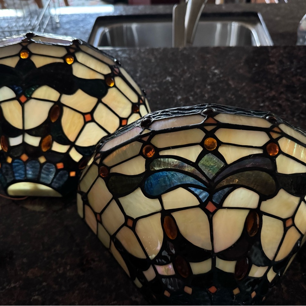 Tiffany Style Wall Sconce Lights - set of 2